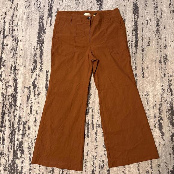 Maeve the NAOMI Size 16 Rust Brown Tan Wide Leg - Picture 2 of 11